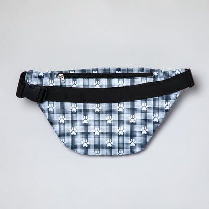 Basket Weave Paws Large Fanny Pack