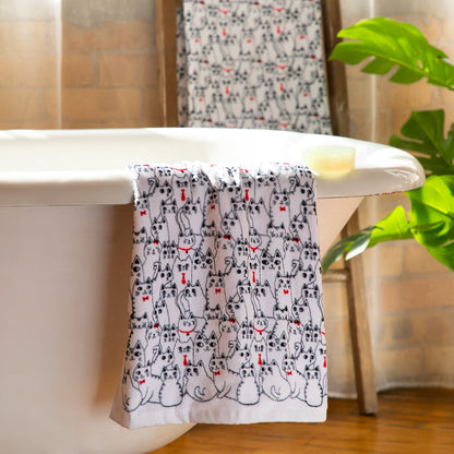 Posh Pets Bathroom Hand Towel - Set of 2