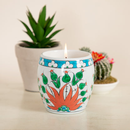 Ceramic Artisan Hand-Poured Candle