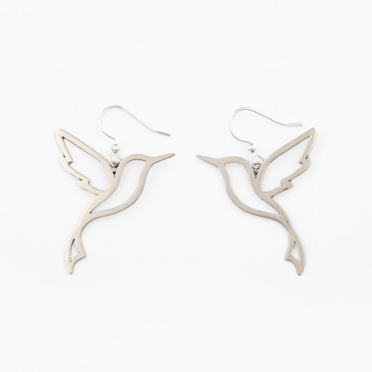 Sweet Silhouette Hummingbird Earrings