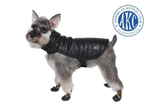 AKC Belly Band Puff Coat - Red
