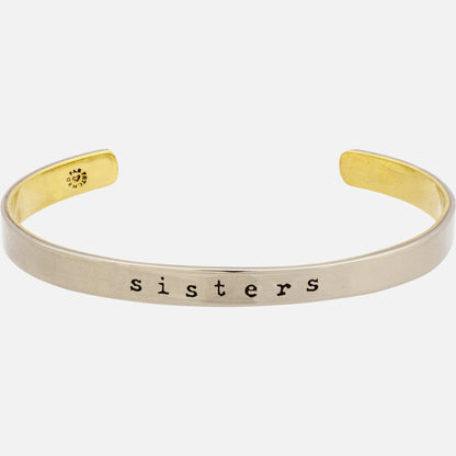 Sisters Forever Cuff Bracelet