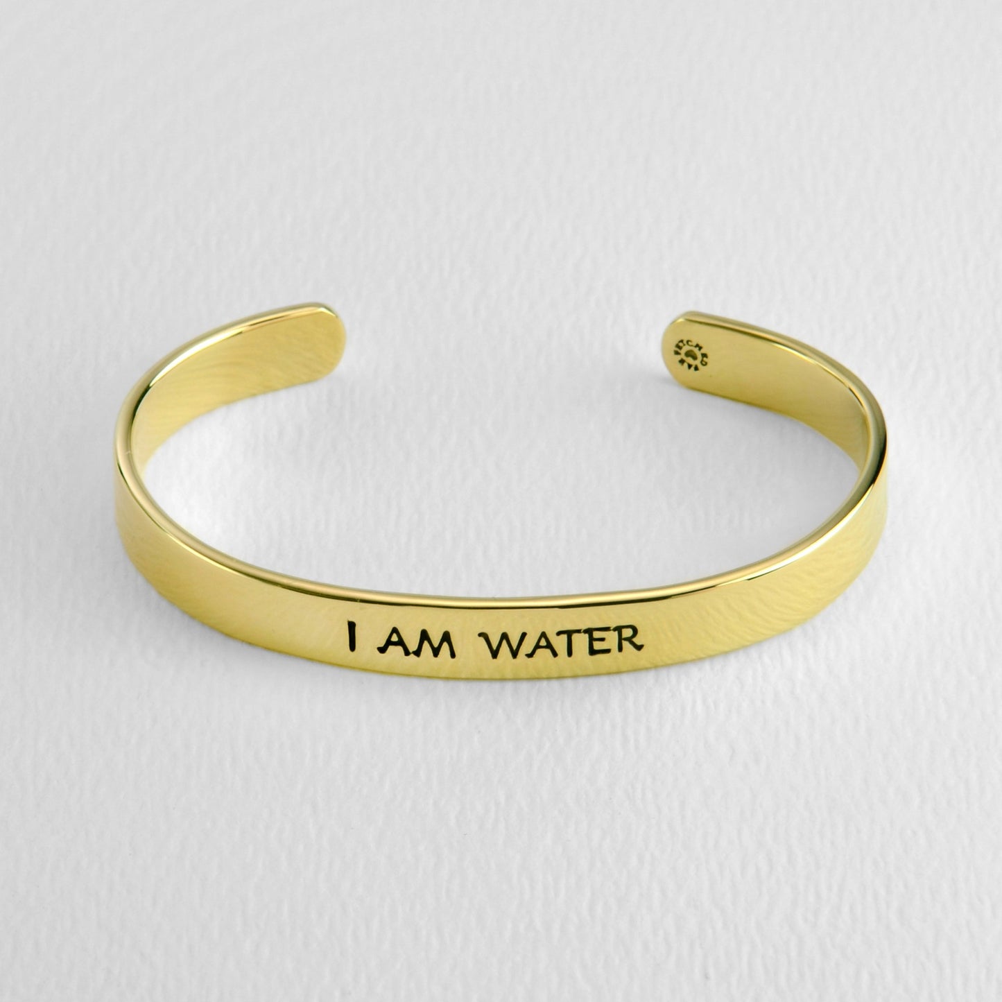 I Am Water 6.5mm Astrology Cuff Bracelet