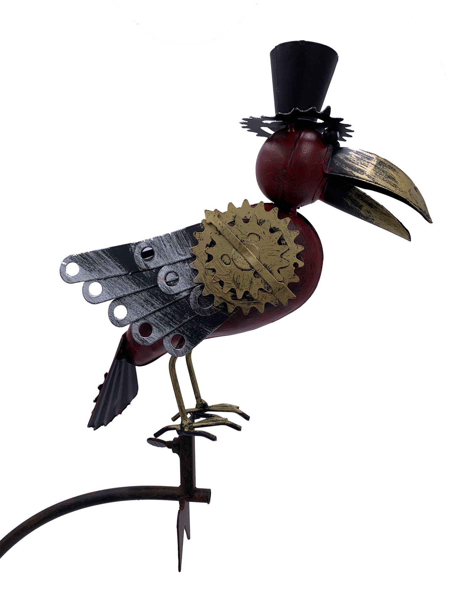 Steampunk Bird Rocker w/Top Hat