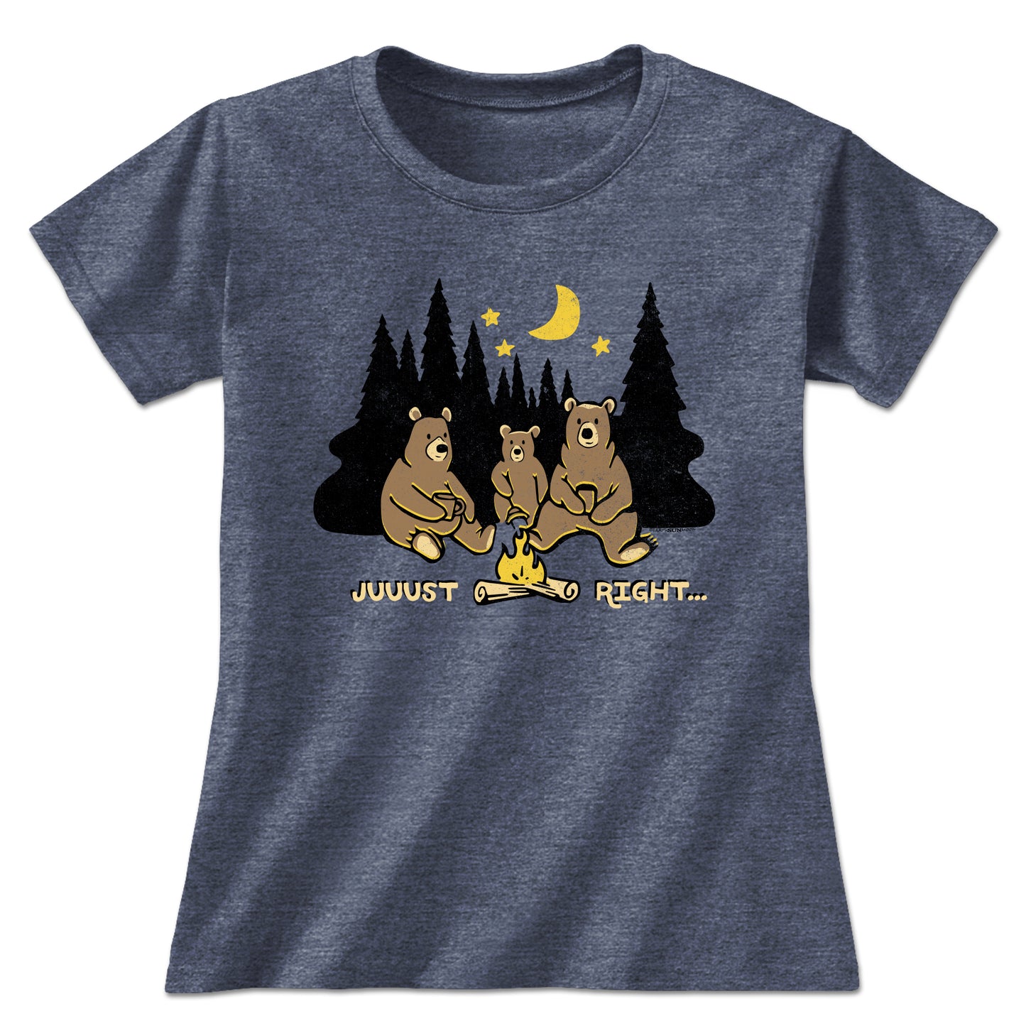 Juuust Right Campfire Ladies T-Shirt