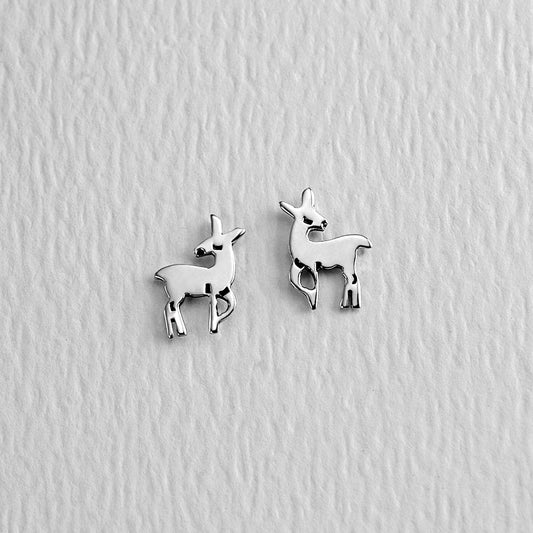 Deer Oh Deer Sterling Silver Post Earring