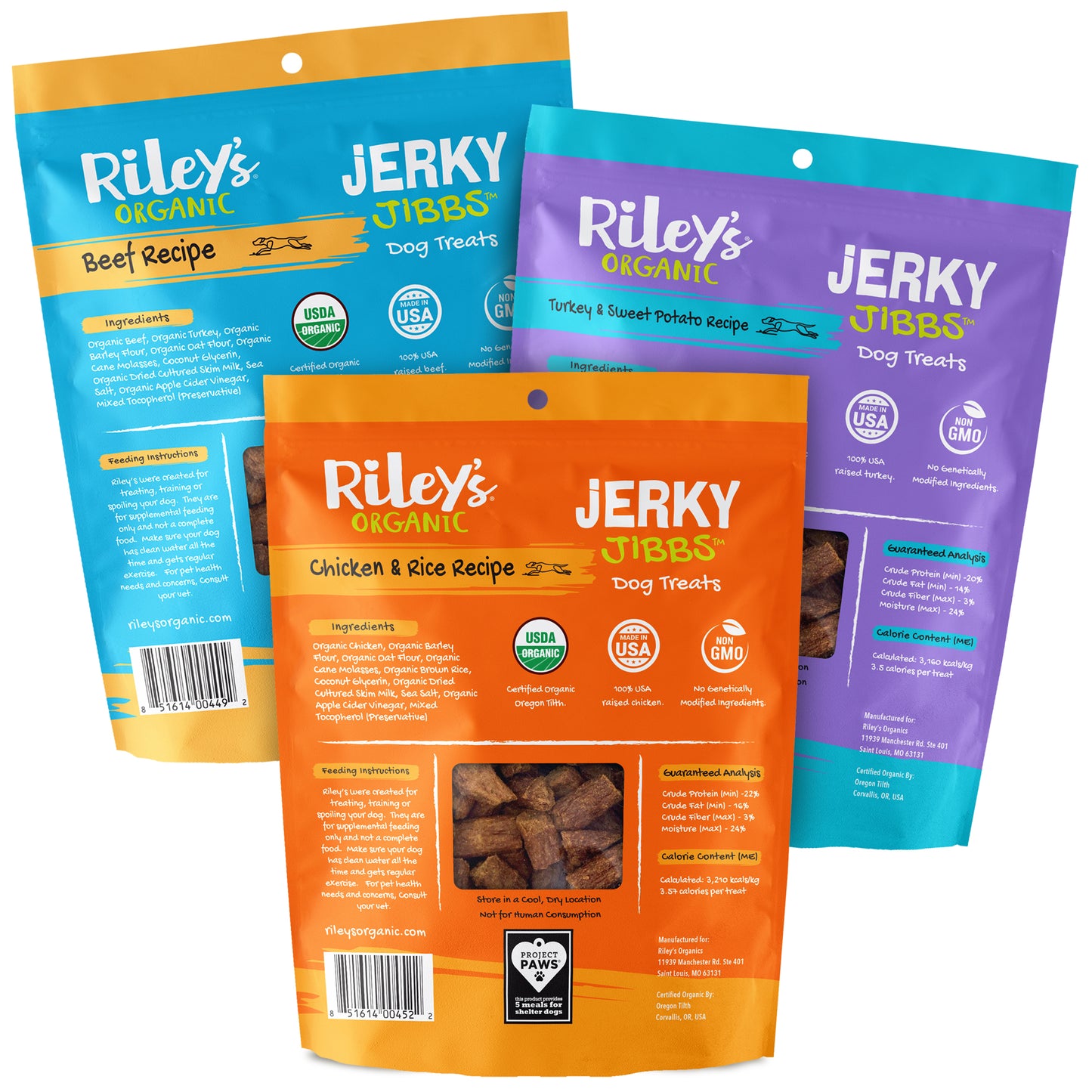 Organic Jerky Jibbs Variety Pack