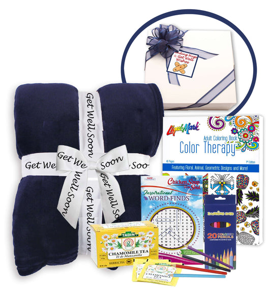 Get Well Soon Basket of Thoughtfulness & Comfort