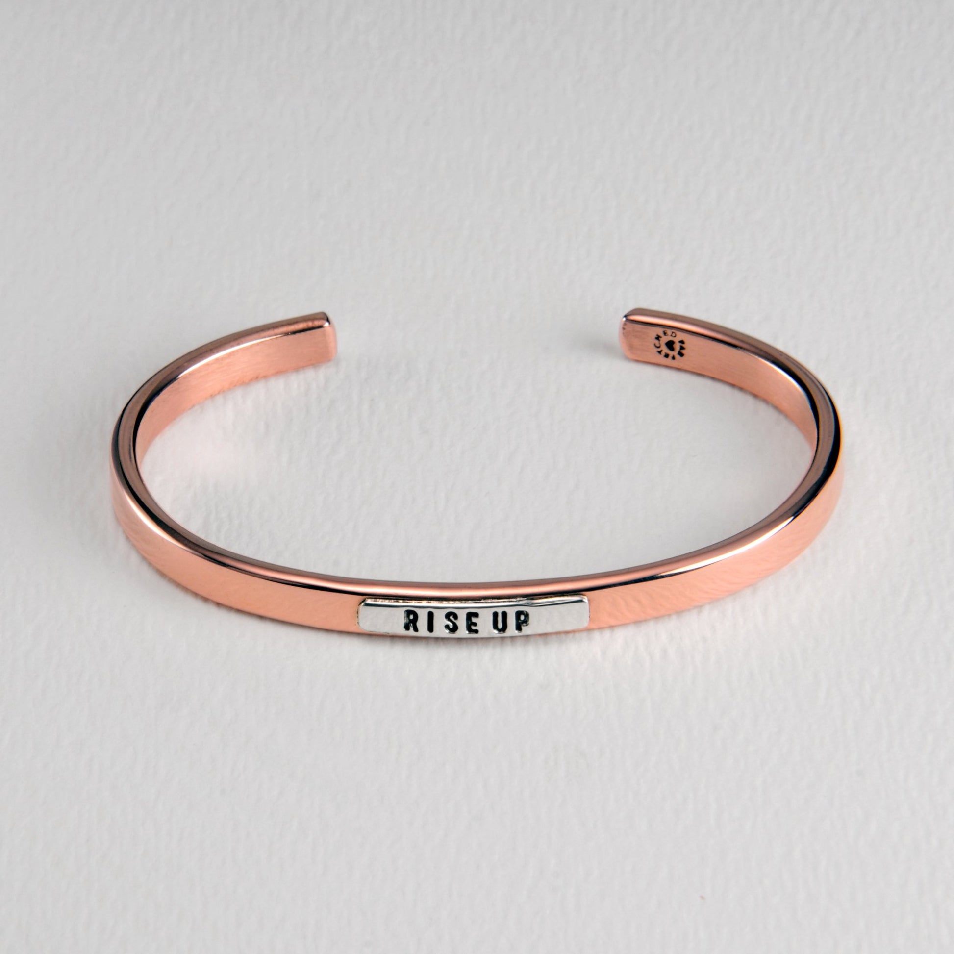 Rise Up Sterling & Copper Cuff Bracelet