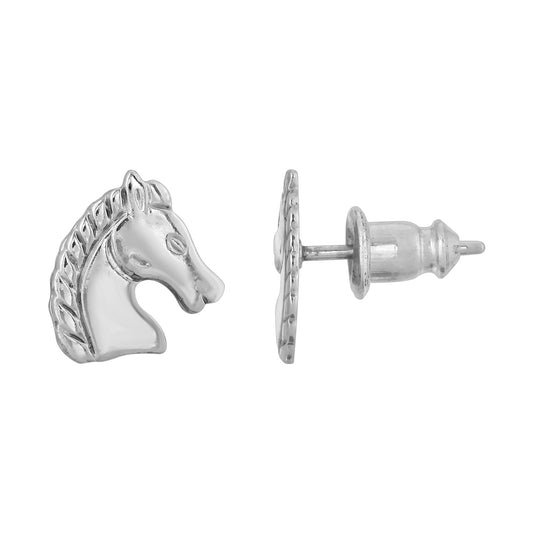 1928 Jewelry&reg; Silver-Tone Horse Stud Earrings