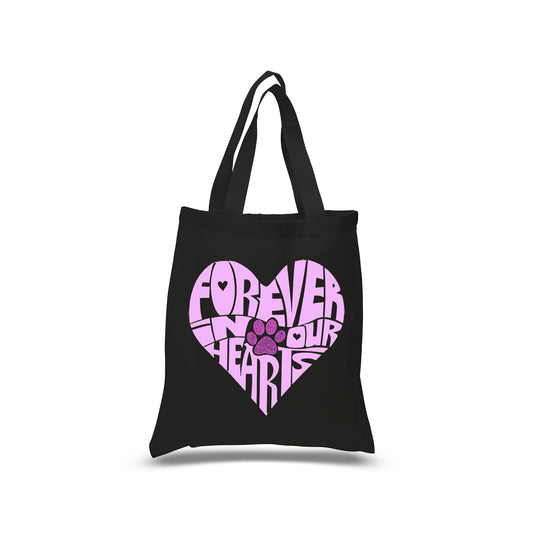 Forever In Our Hearts - Small Word Art Tote Bag