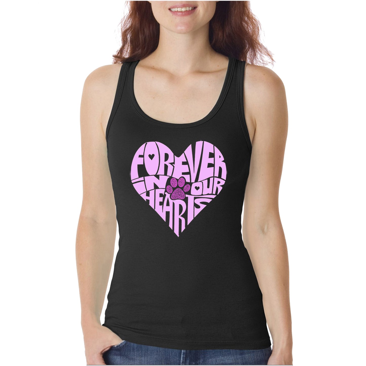 Forever In Our Hearts - Women's Word Art Tank Top