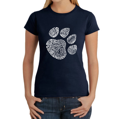 Cat Paw  - Women's Word Art T-Shirt