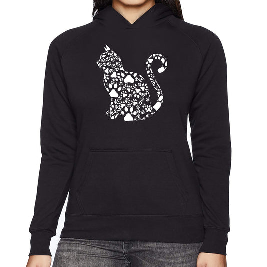 Cat Claws - Women's Word Art Hooded Sweatshirt