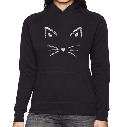 Whiskers  - Women's Word Art Hooded Sweatshirt