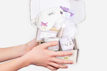 Lizush Natural & Organic Lavender Skin Care Gift Box