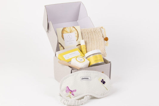 Lizush Natural & Organic Citrus Bath & Body Gift Box Set