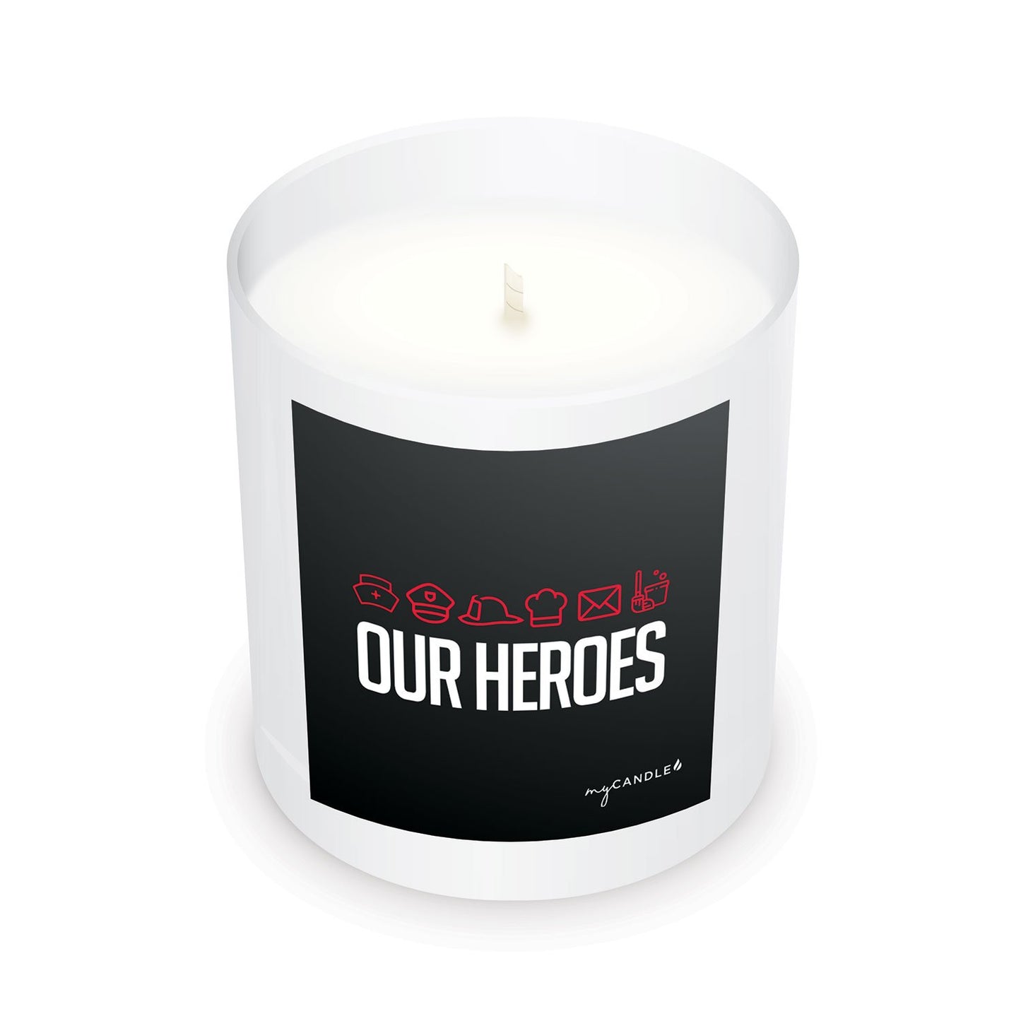 Our Heroes Candle