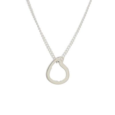 Enchanting 2.96 Sterling Silver 18 Inch Necklace