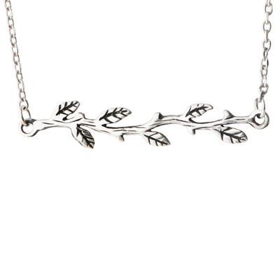 Friends Are Like Branches Pewter Necklace