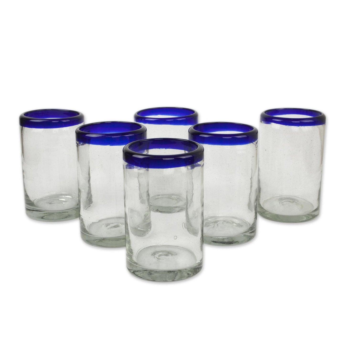 Artisan Crafted Juice Glasses - Set of 6