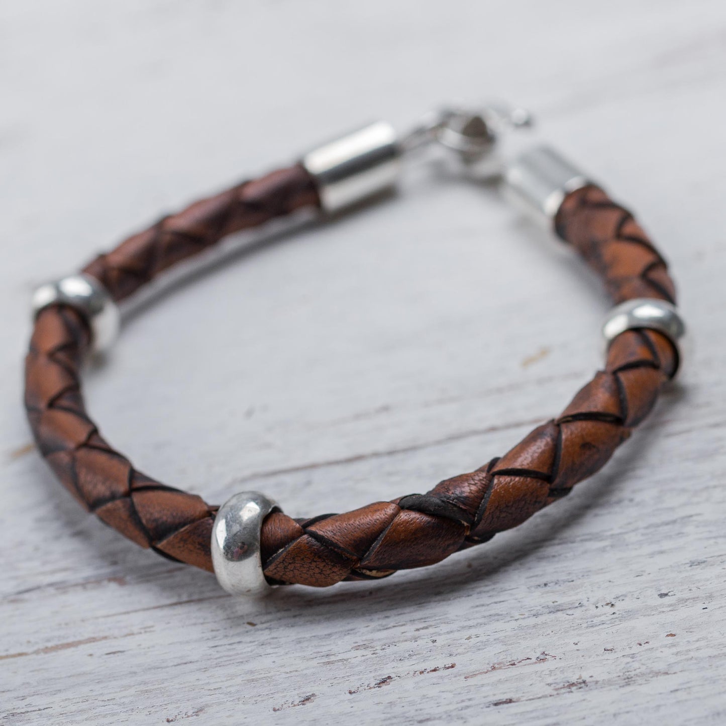 Chankas Warrior Leather Bracelet