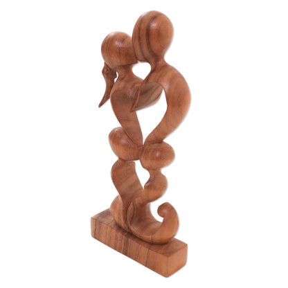 Harmony Romantic Suar Wood Sculpture