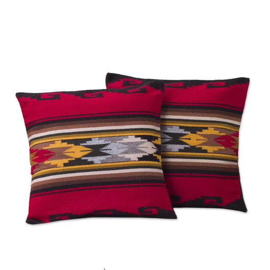 Red Sea Multicolor Throw Pillow Covers