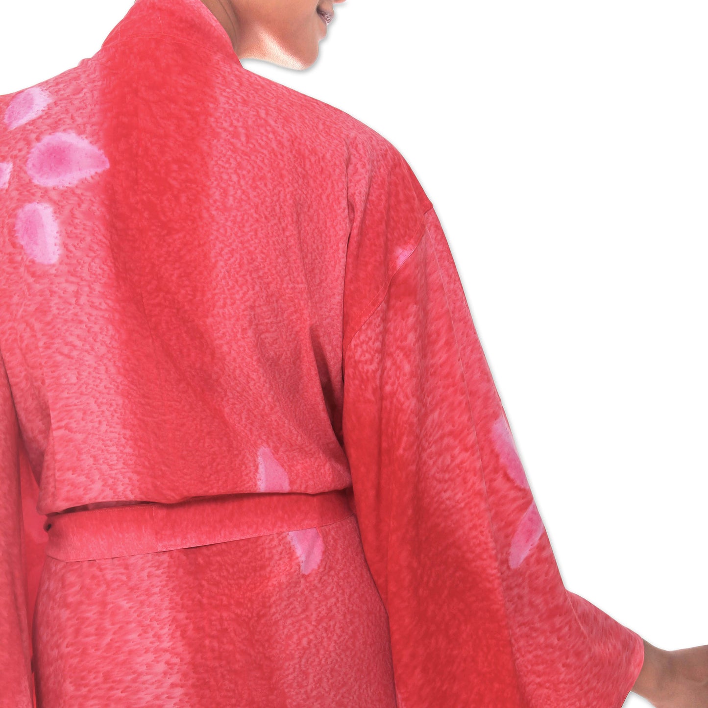 Kissed by Crimson Fair Trade Batik Robe