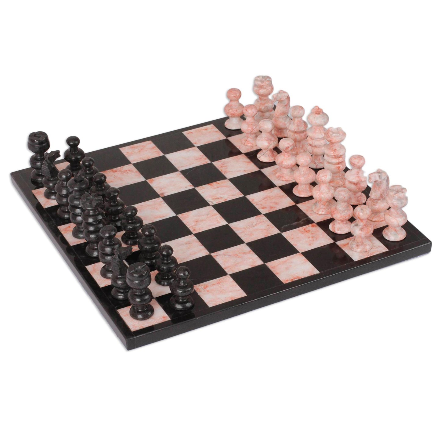 Glorious Battle Handcrafted Marble Chess Set (Large)