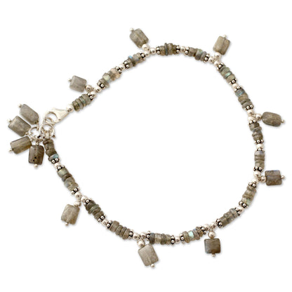 Intuitive Labradorite Beaded Anklet