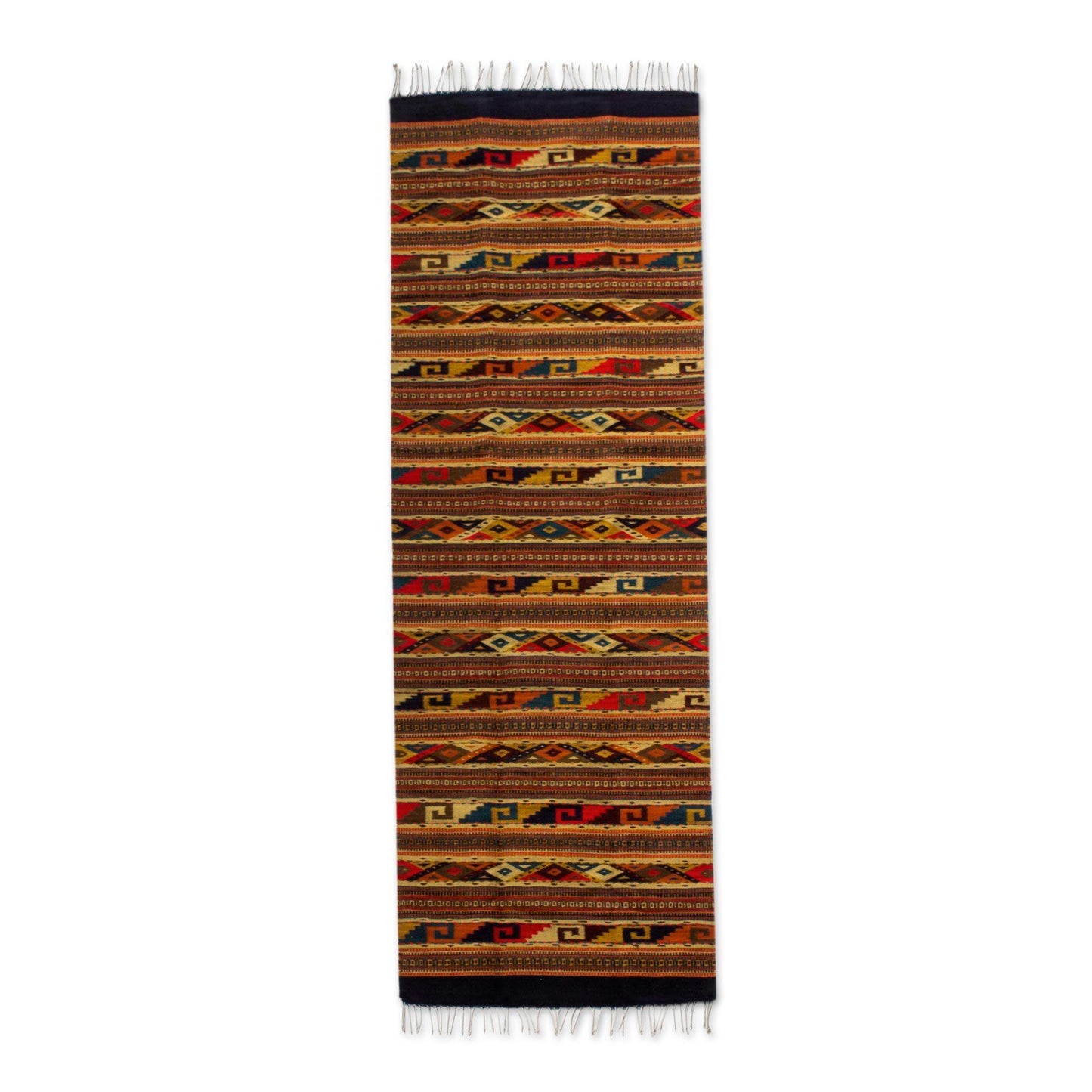 Earthtone Zapotec Wool Area Rug