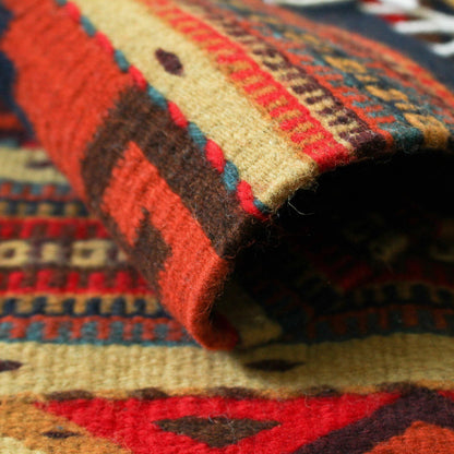 Earthtone Zapotec Wool Area Rug