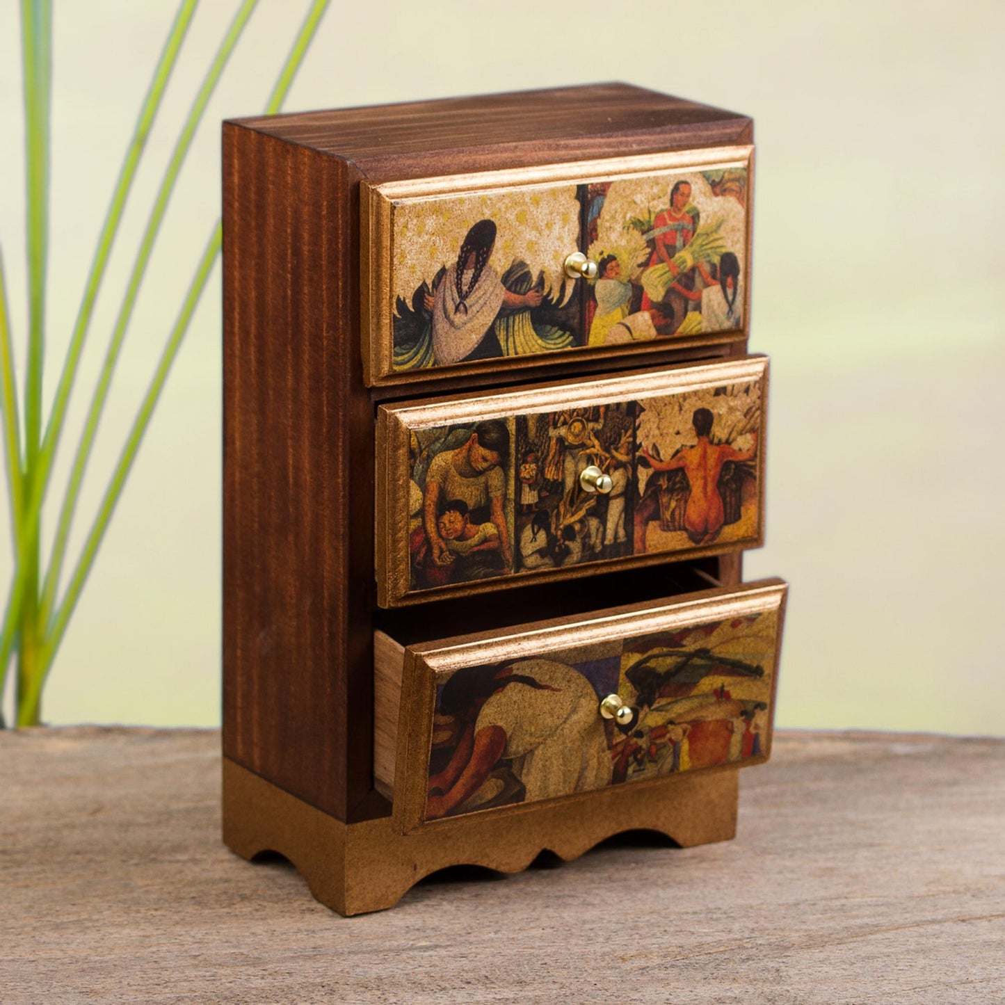 Diego Rivera's Mexico Frida Jewelry Box