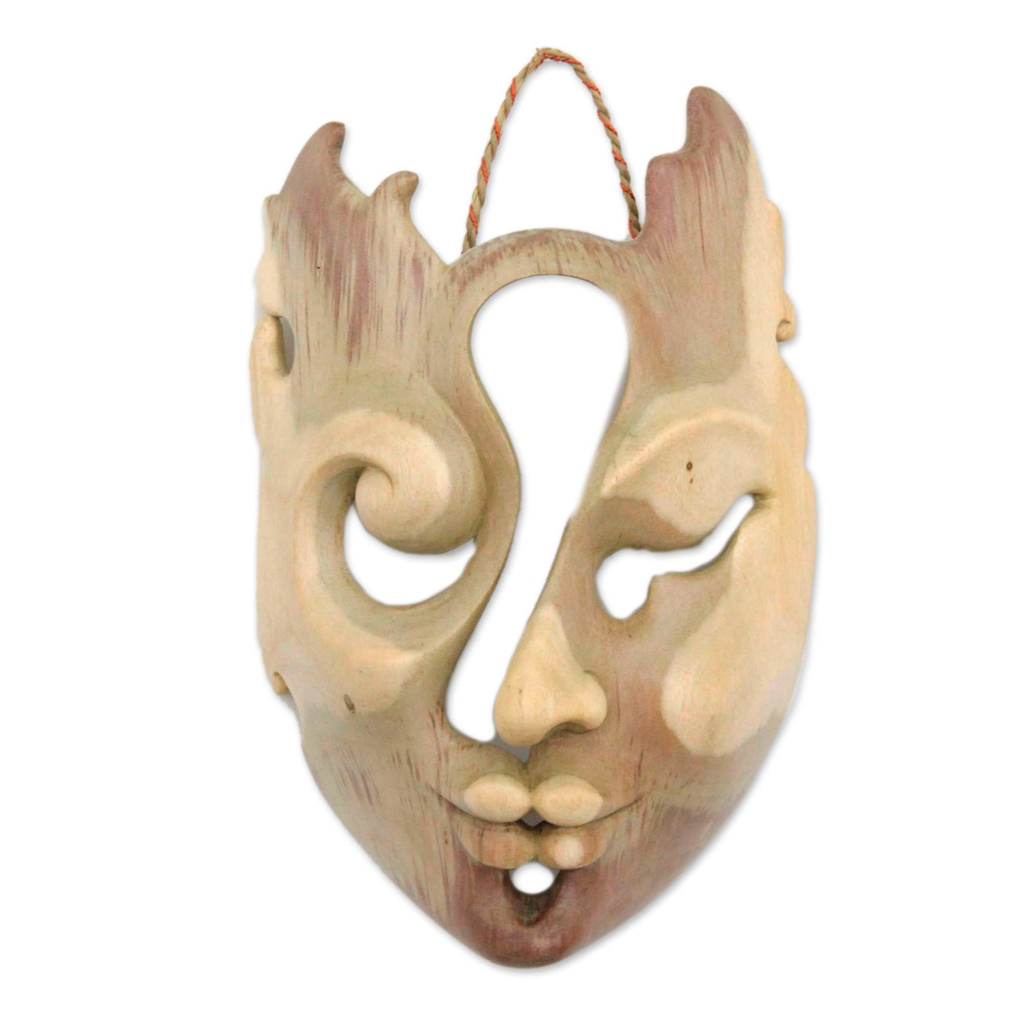The Collaboration Decorative Hibiscus Wood Mask