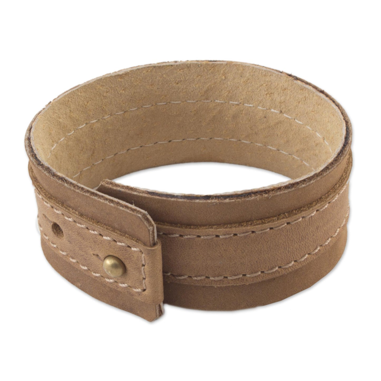 Desert Sands Men's Leather Wristband Bracelet