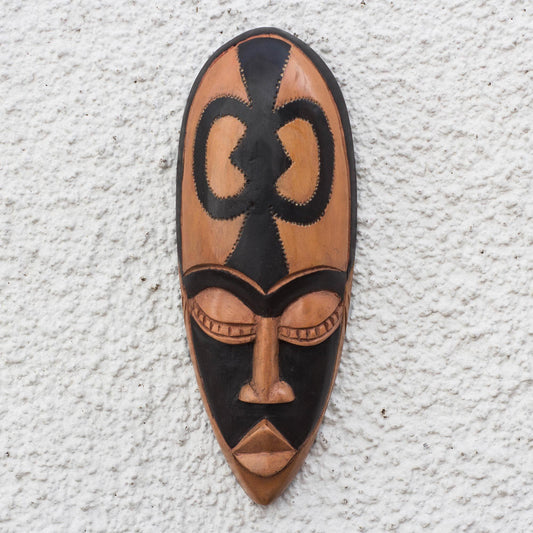 Beauty & Faith Natural Sese Wood Wall Mask