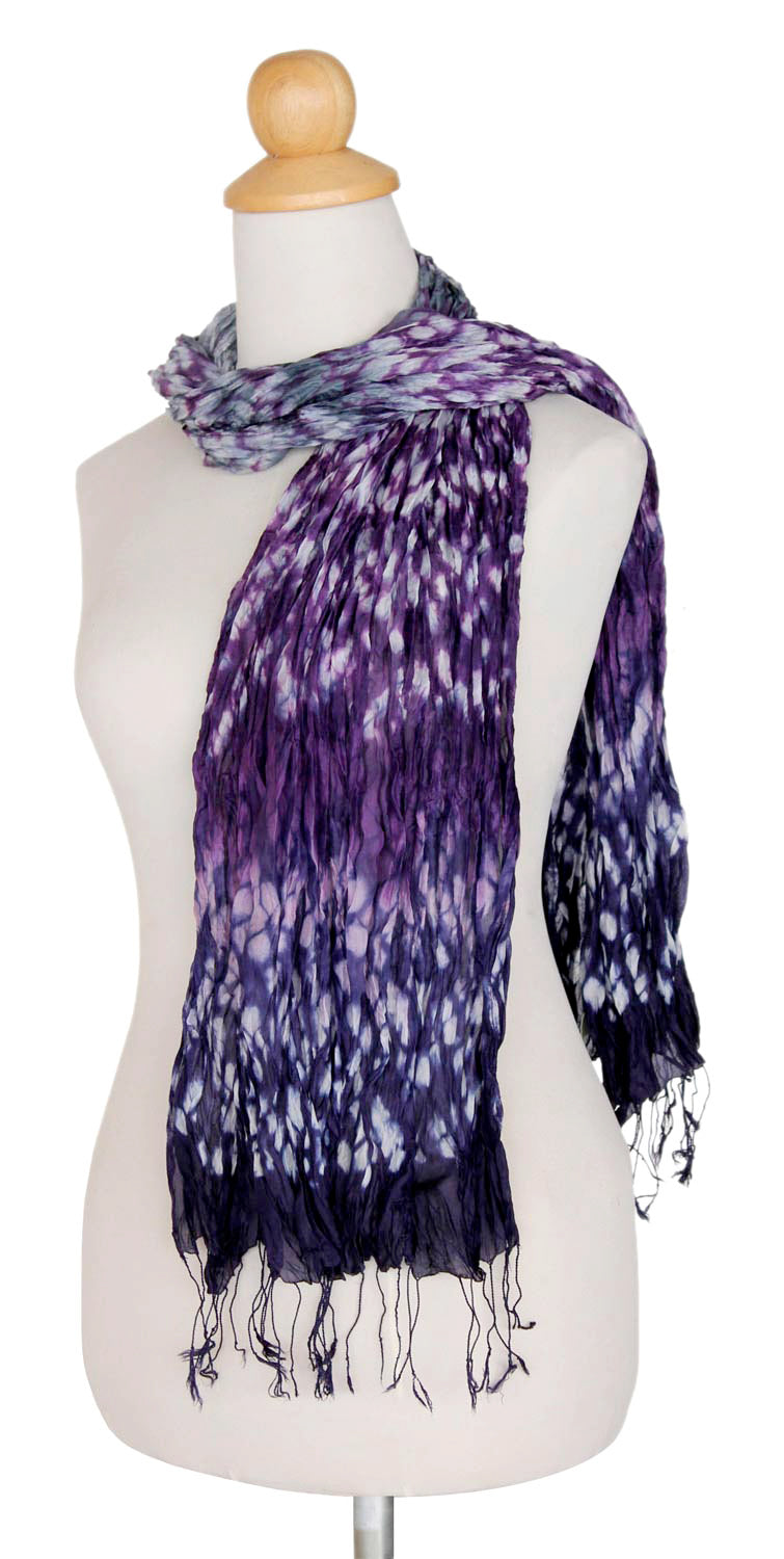 Fabulous Lily Hand Made Tie-Dye Scarf