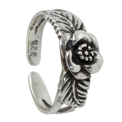 Chiang Mai Rose Sterling Silver Toe Ring