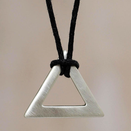 Perfect Triangle Men's Pendant Necklace