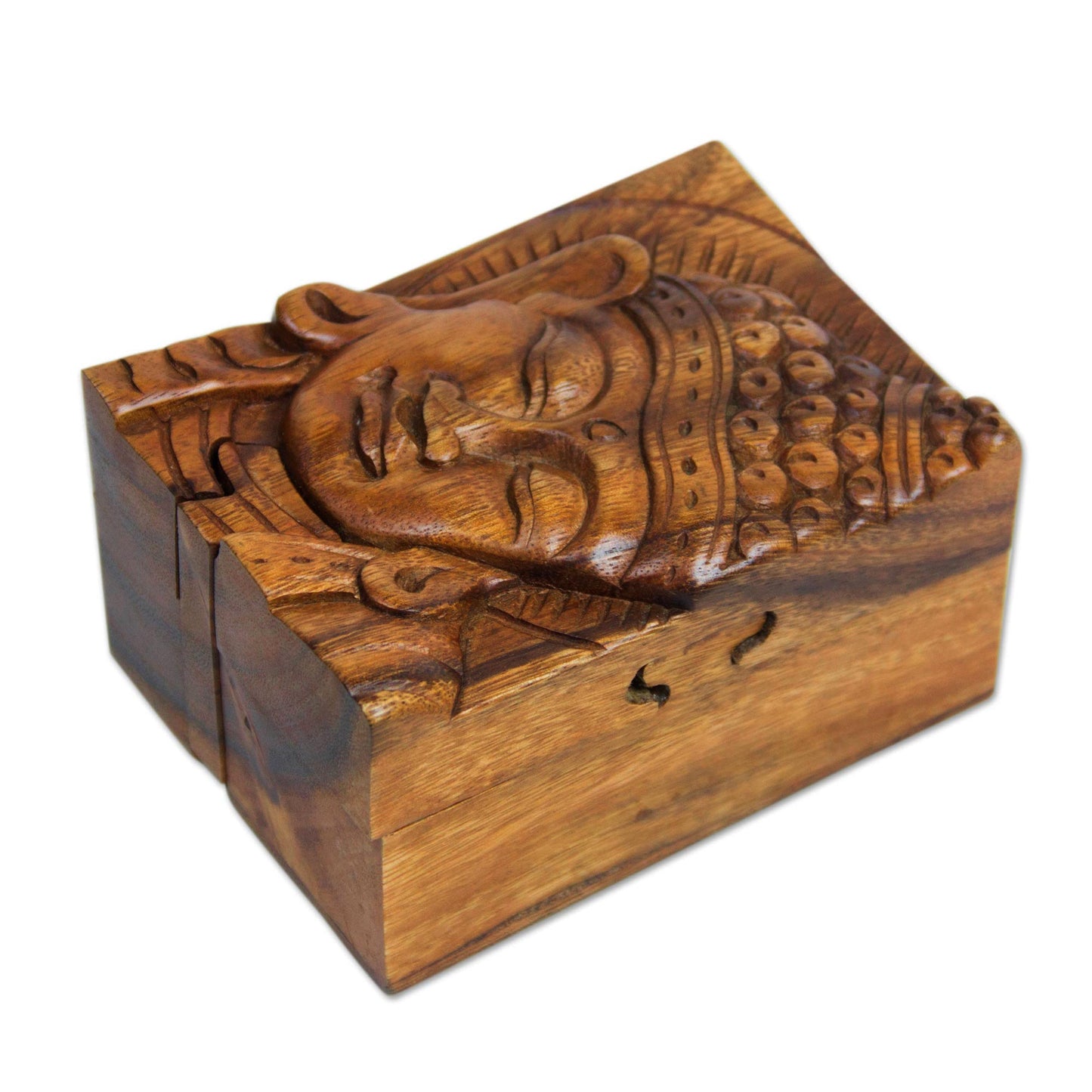Glorious Buddha Wood Puzzle Box