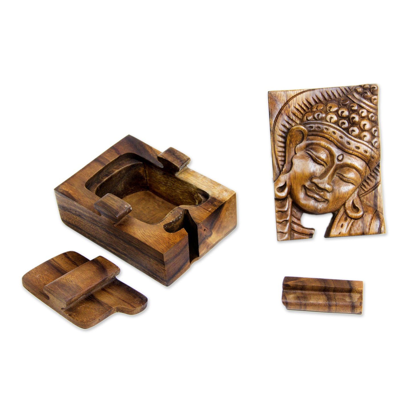 Glorious Buddha Wood Puzzle Box
