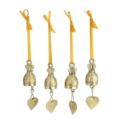 Buddhist Bells Brass Ornaments