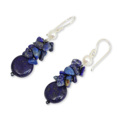Exquisite Elegance Lapis Lazuli Earrings
