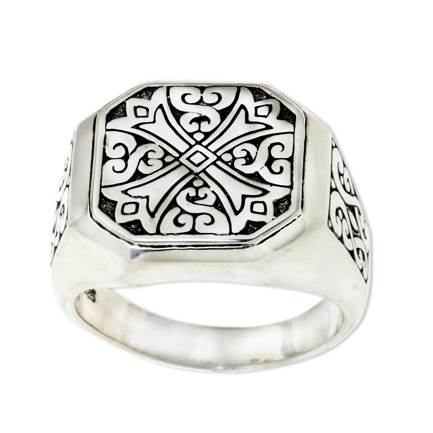 Noble Knight Sterling Silver Men's Ring