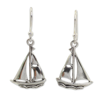 Mariner Silver Dangle Earrings