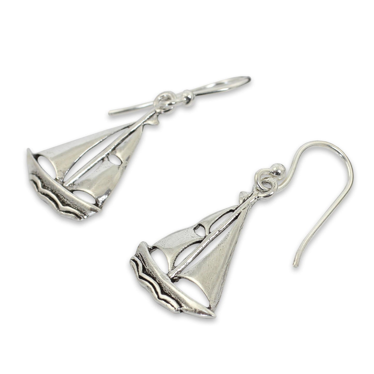 Mariner Silver Dangle Earrings