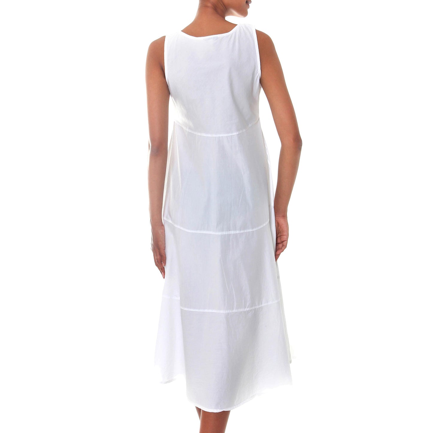 Cool White Cotton Dress