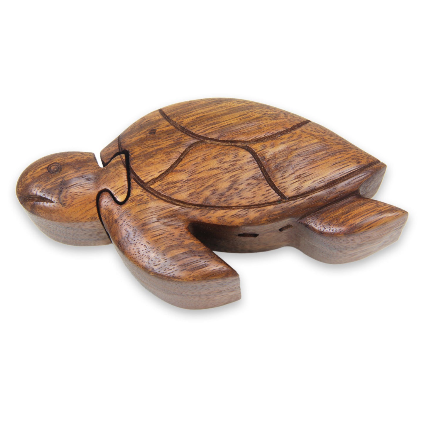 Turtle Wisdom Wood Puzzle Box