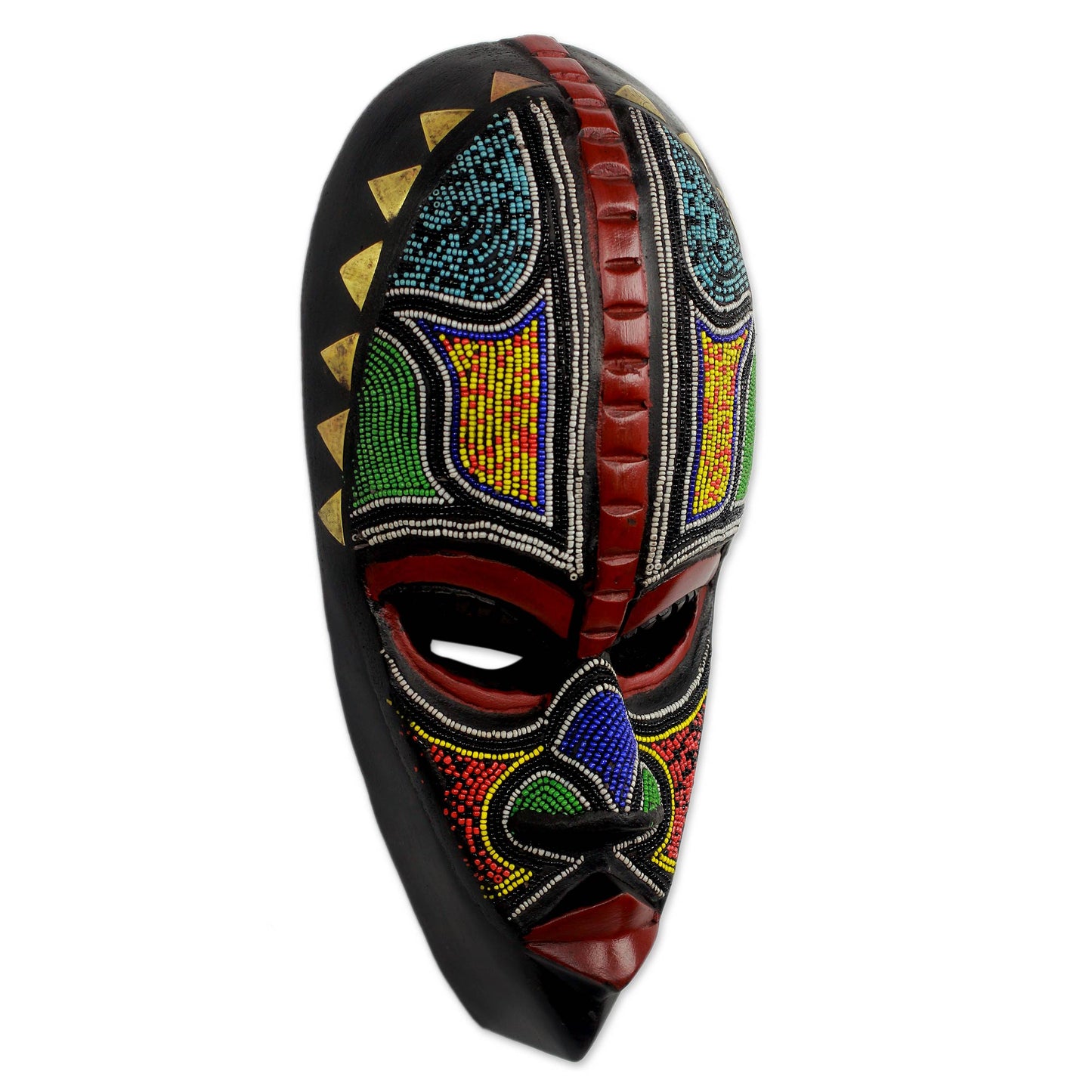 Proud Hausa Warrior African Mask